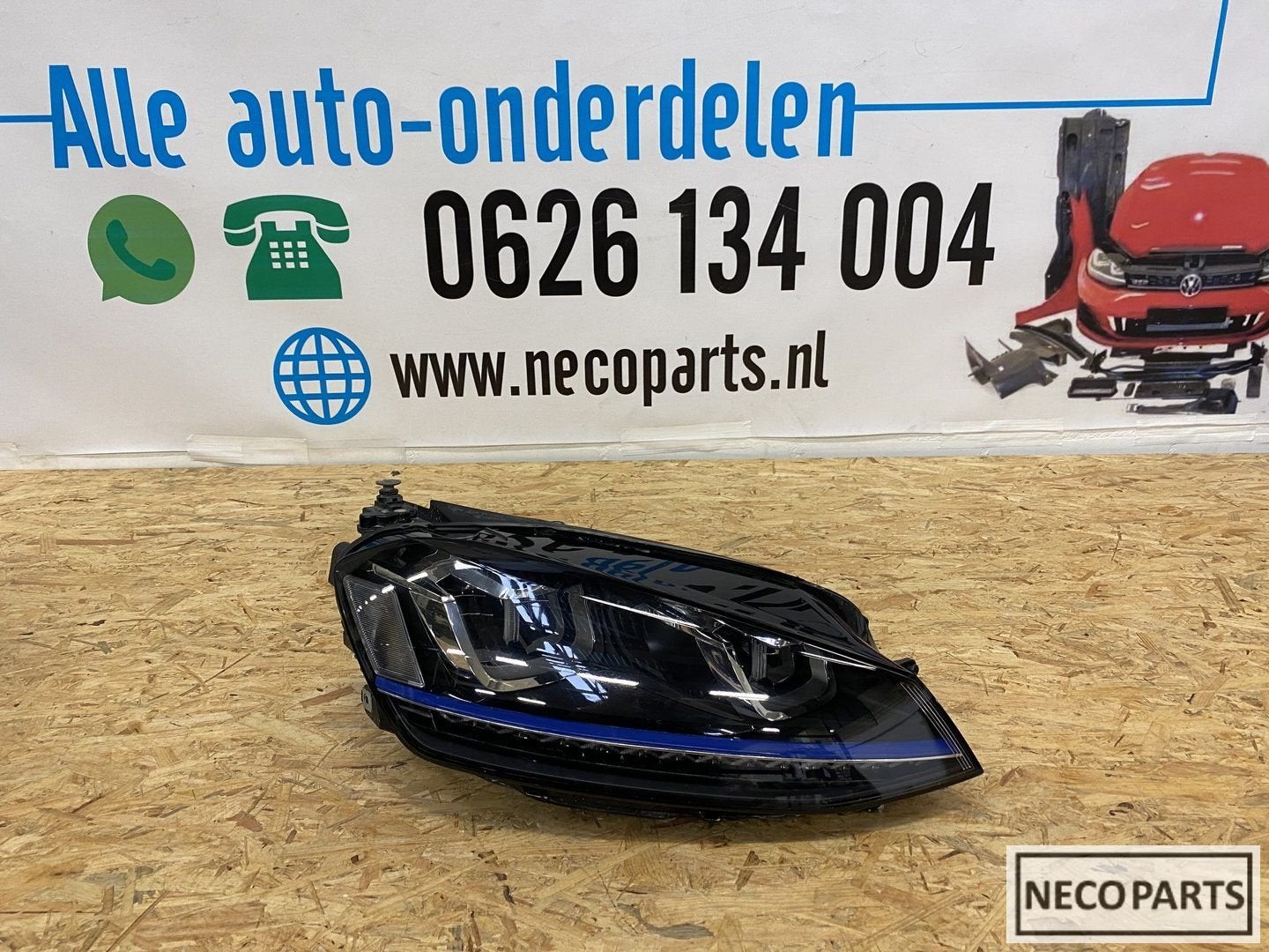 VW GOLF 7 GTE VOL LED KOPLAMP RECHTS 5GE941036 GEEN XENON, Gebruikt, -, Volkswagen, -