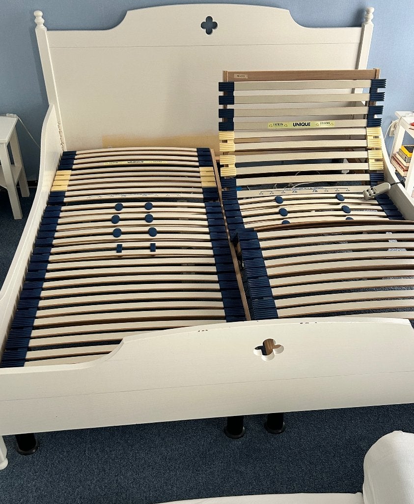 ledikant geschikt voor 2. X 90x210 bedden, Ophalen, Gebruikt, 90 cm, Tweepersoons