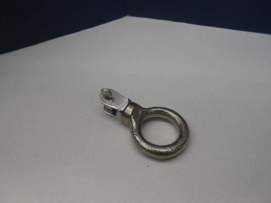 Oogsluiting met wartel, Brons ring (verchroomd),RVS sluiting, Ophalen of Verzenden, Nieuw, Overige typen