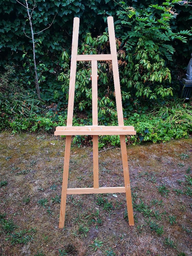 Professionele Houten schildersezel verstelbaar atelier model, Hobby en Vrije tijd, Schilderen, Ophalen, Zo goed als nieuw, Ezel