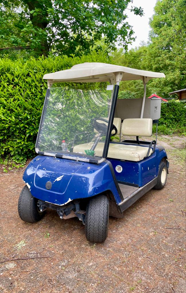 Elektrische golfcar met laadbak YAMAHA G22, Ophalen, Gebruikt, Golfkar, Overige merken
