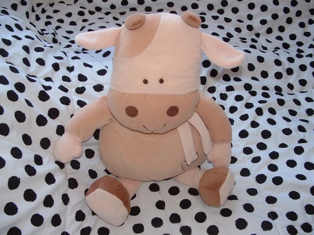 EVORA KRUIDVAT KOE BABY COLLECTION VELOURS BEIGE MET, Kinderen en Baby's, Speelgoed | Knuffels en Pluche, Verzenden, Nieuw, Overige typen