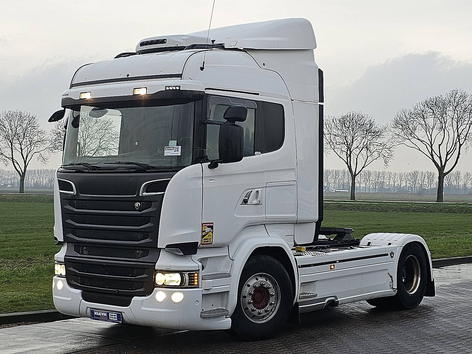 SCANIA R520 hl v8 leather ret., Automaat, Euro 6, Scania, Wit