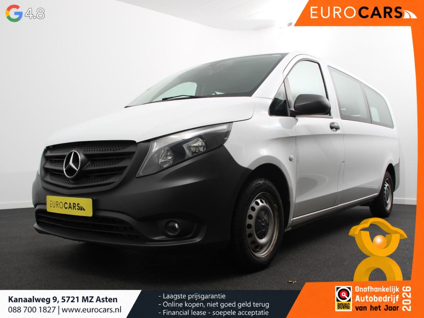 Mercedes-Benz Vito Tourer 114 CDI Automaat Pro L3 8 persoons, Automaat, Gebruikt, 8 stoelen, 2000 kg