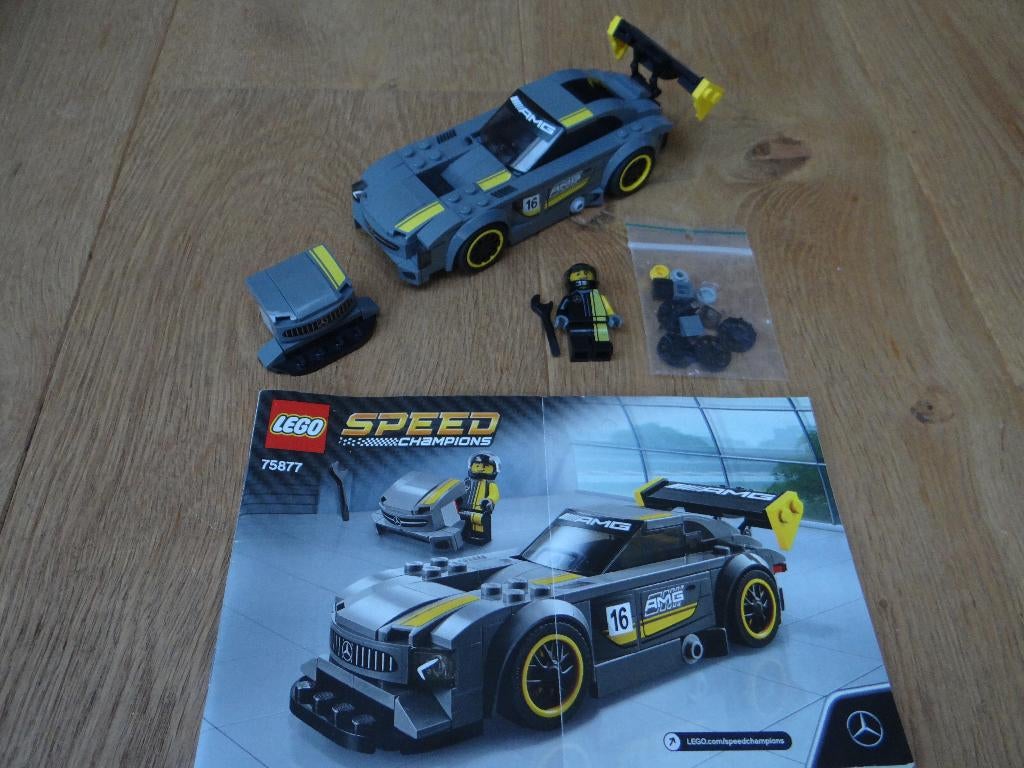 Lego 75877 Speed Champions Mercedes-AMG GT3, Ophalen of Verzenden, Zo goed als nieuw, Complete set, Lego