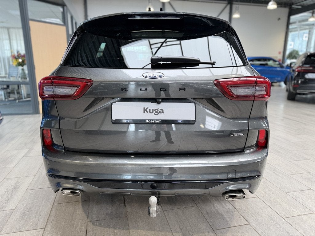 Ford Kuga 2.5 PHEV 243 pk ST-Line X | Trekhaak | AGR stoelen, Auto's, Ford, 12 maanden, Gebruikt, Zwart, 4 cilinders