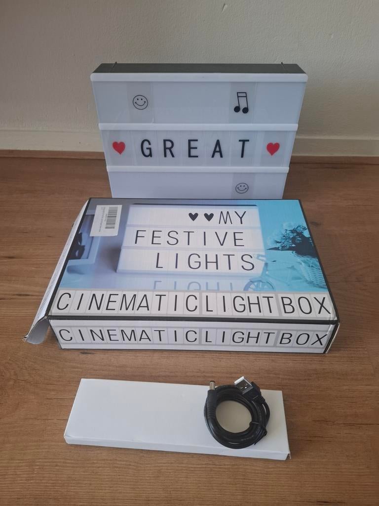 Cinematic lightbox in originele verpakking, Ophalen of Verzenden