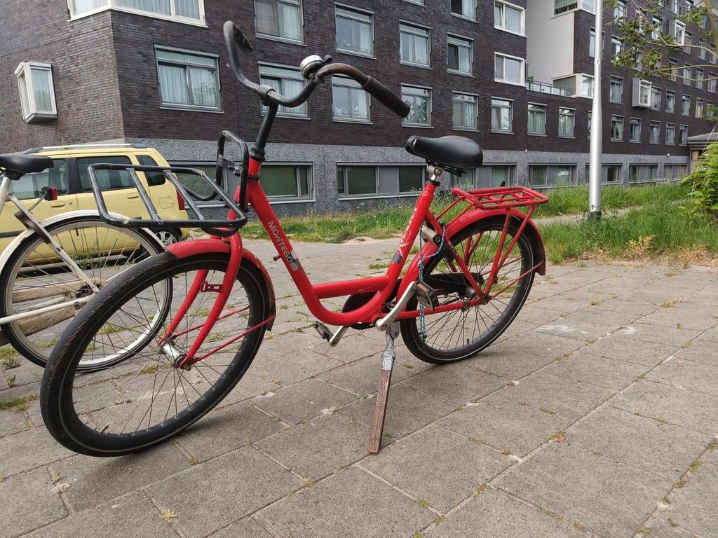 Montego All Purpose City Bike - Rode Stadsfiets - postfiets, Terugtraprem, Gebruikt, 50 tot 53 cm, Ophalen