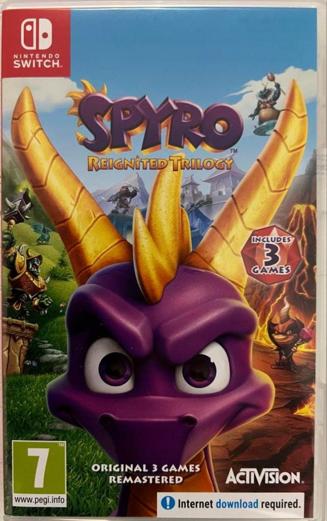 Spyro Reignited Trilogy - Nintendo Switch, Spelcomputers en Games, 1 speler, Ophalen of Verzenden, Zo goed als nieuw, Platform