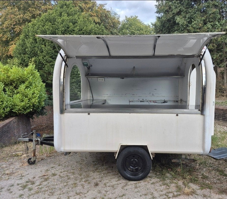 Foodtrailer / verkoopwagen met RVS inrichting - B rijbewijs, Zakelijke goederen, Partijgoederen en Retail | Verkoopwagens, Ophalen