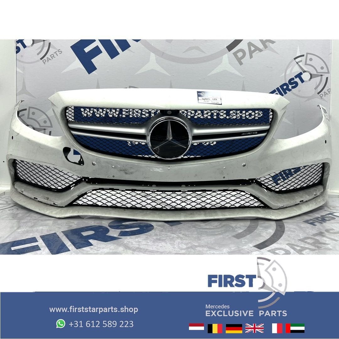 C63s AMG BUMPER Mercedes C Klasse 2014-2018 C63 AMG voorbump, Gebruikt, -, Voor, Ophalen of Verzenden
