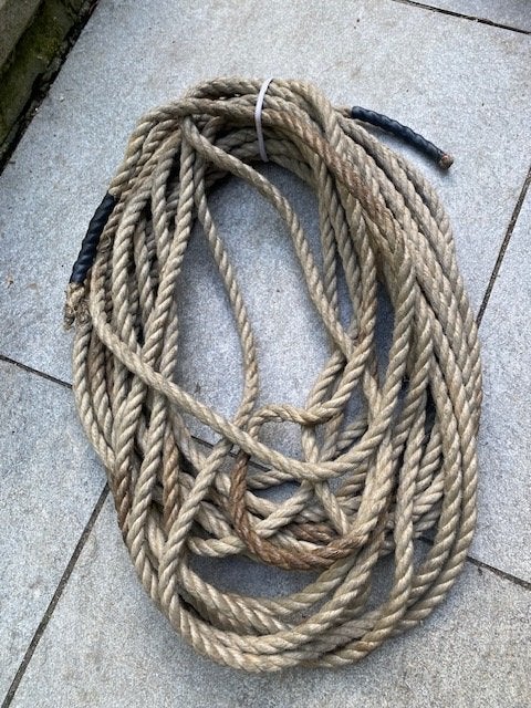Hijstouw 18 mm dik,  25 meter lang, Ophalen of Verzenden, Gebruikt