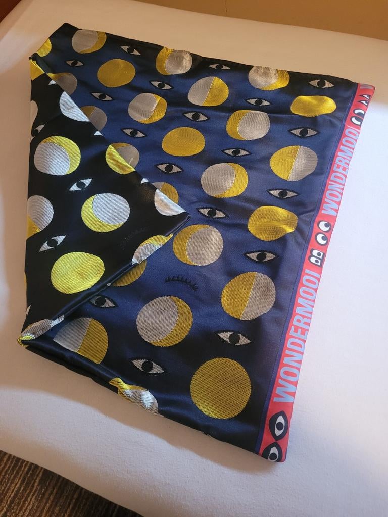 IKEA Limited Edition Kussenhoes Wondermooi /Glödande serie, Ophalen of Verzenden, Zo goed als nieuw, Blauw, Vierkant