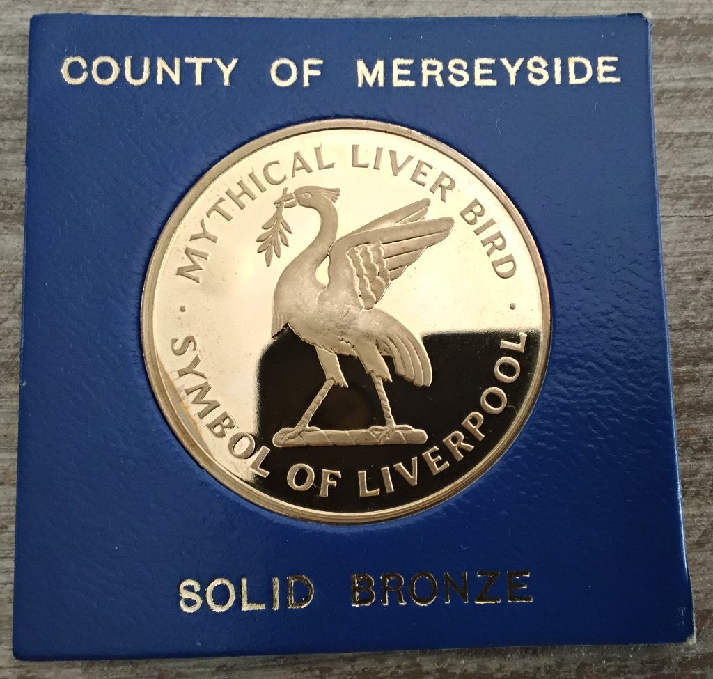 Mythical Liverbird Of Liverpool, Ophalen of Verzenden, Brons, Buitenland