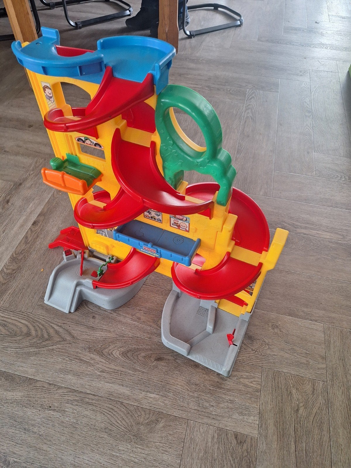 Fisher-Price Little People Wheelies Racebaan, Ophalen, Gebruikt