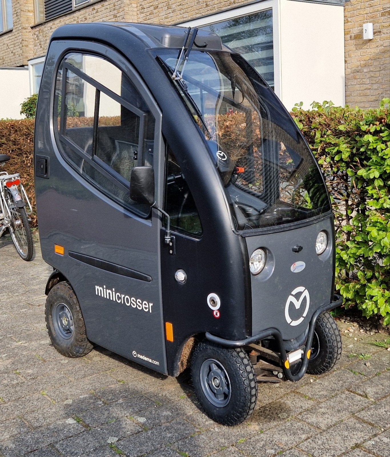 MEDEMA MINICROSSER KWALITEIT OVERDEKTE SCOOTMOBIEL CABIN DAK, Diversen, Brommobielen en Scootmobielen, Overige merken, Ophalen of Verzenden