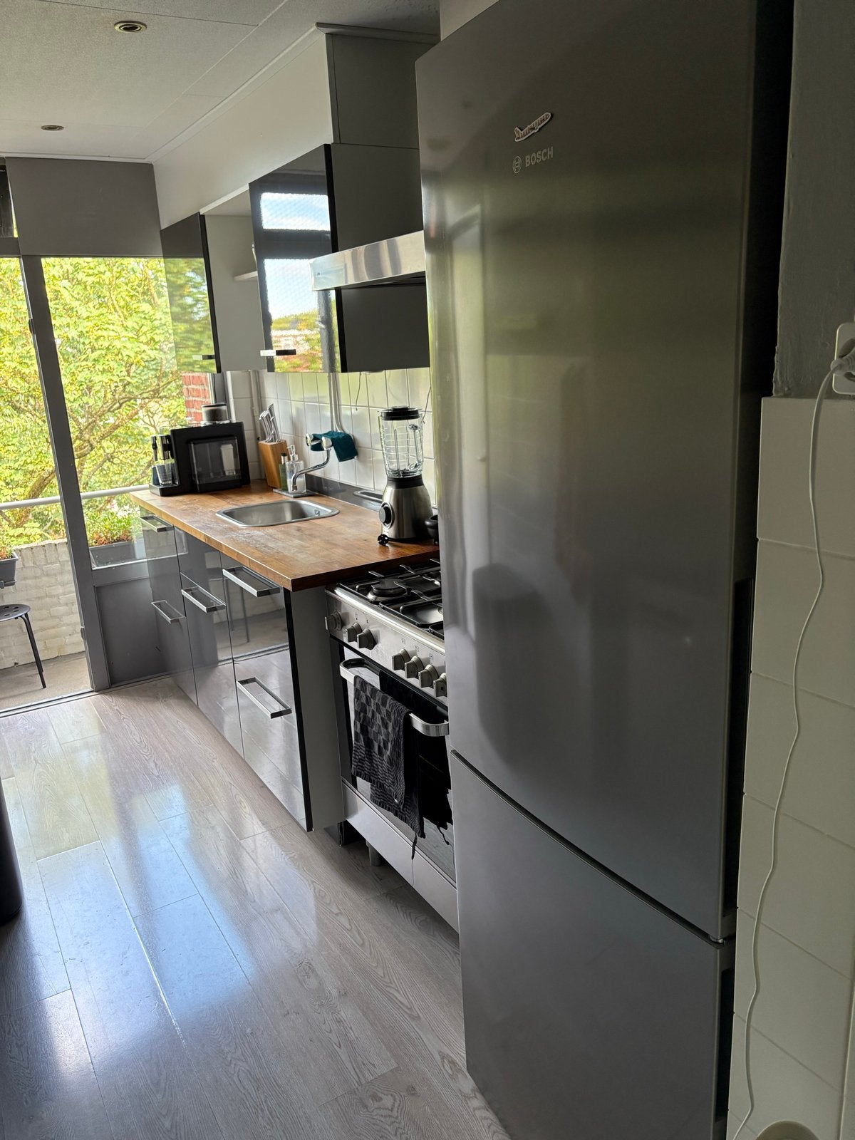 IKEA Keuken met optionele apparatuur (ca. 2015), Huis en Inrichting, Ophalen, Gebruikt, Enkelwandige keuken, Hout