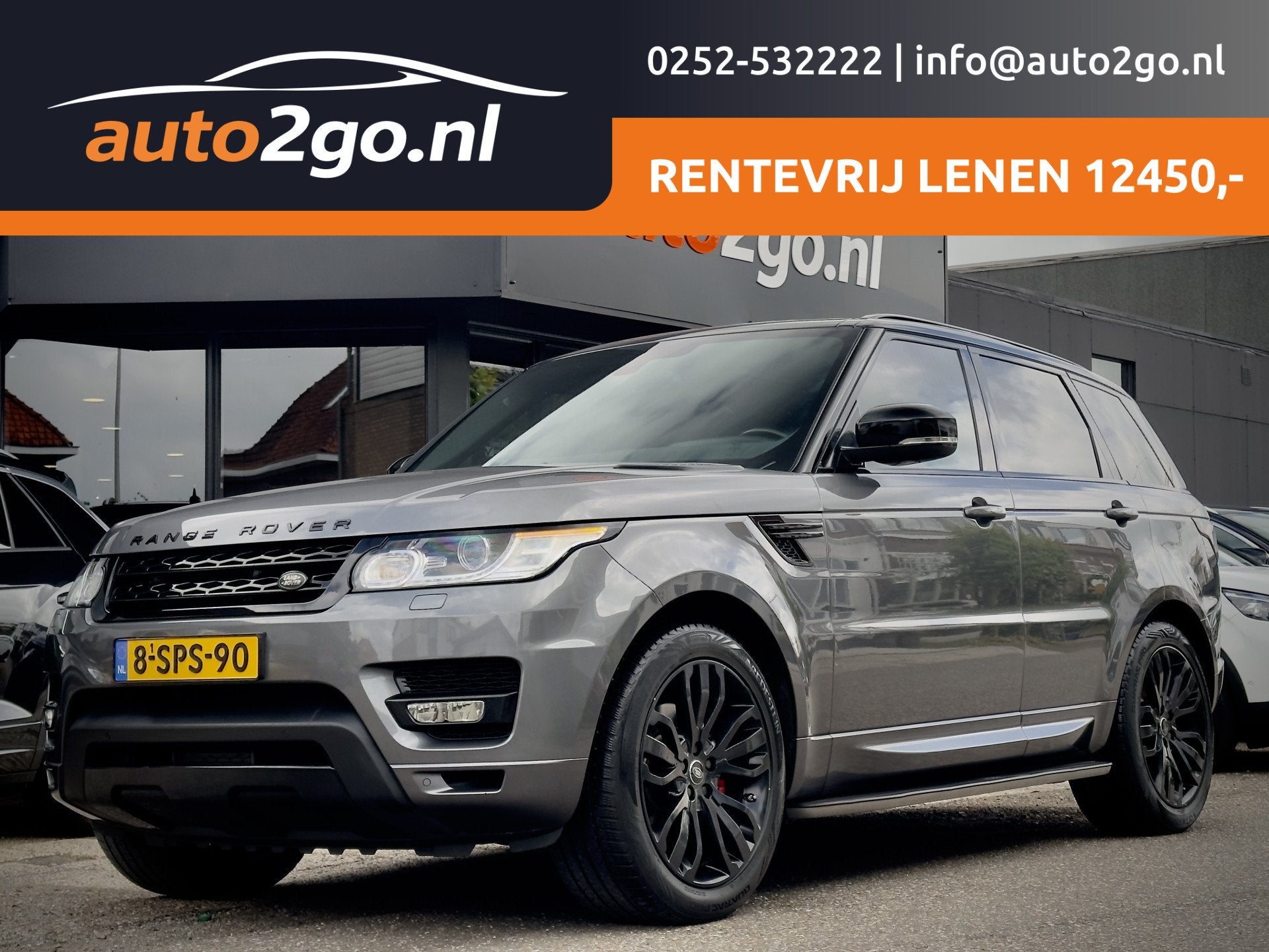 Land Rover Range Rover Sport 7 PERS 3.0 TDV6 AUT8 AUTOBIOGRA, Auto's, Euro 5, Gebruikt, Zwart, 2993 cc