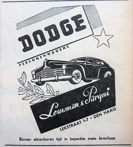 4 vintage advertenties reclames Dodge autos 1946-80 auto, Ophalen of Verzenden, Gebruikt, Auto's