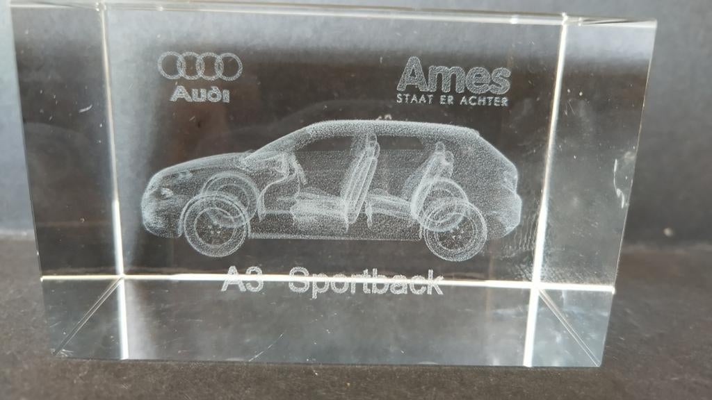 Audi A3 Glas Gravure Pol, .., Auto, Verzenden, .