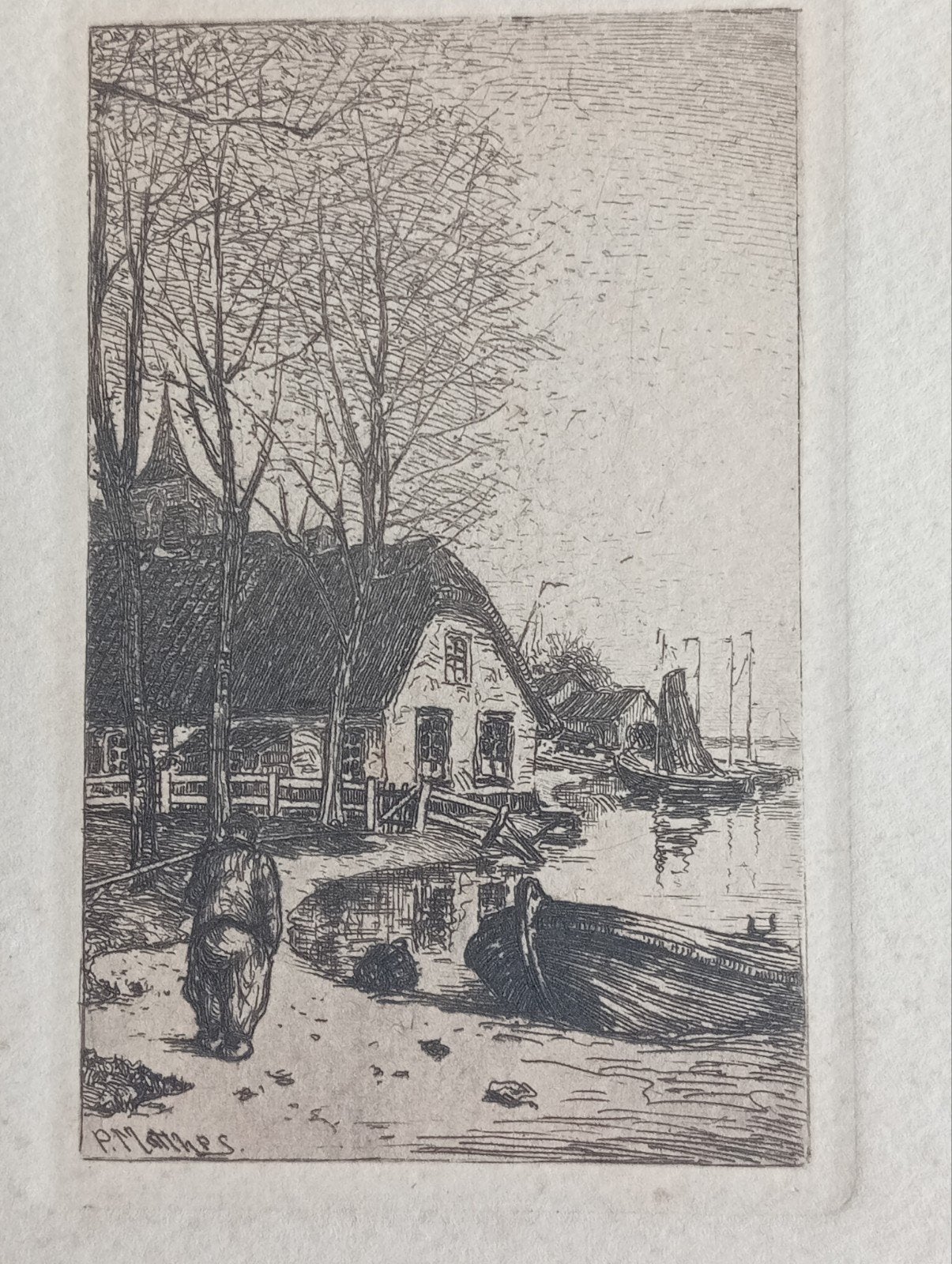 Paul Matthes Duitsland Ets Nederlandse periode, Antiek en Kunst, Ophalen of Verzenden