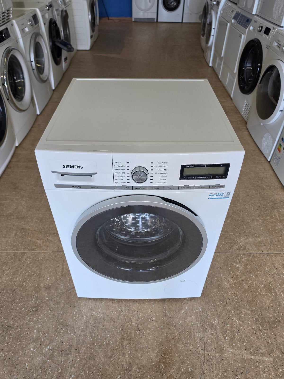 Siemens IQ 800 wasmachine | 9 kilo | A+++ | Gratis thuis 🚚✅, Witgoed en Apparatuur, Jirnsum, 8 tot 10 kg, Energieklasse A of zuiniger