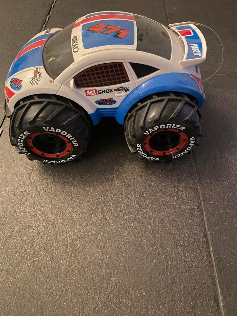 Nikko Vaporizr 4x4 RC Auto - Wit/Blauw/Rood, Gebruikt, Auto, Groter dan 1:32, Ophalen