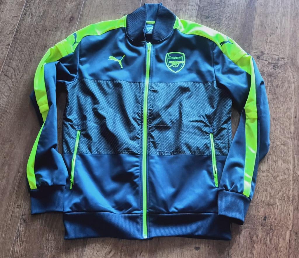 Arsenal sportjack, Puma, Blauw, Ophalen of Verzenden, Zo goed als nieuw