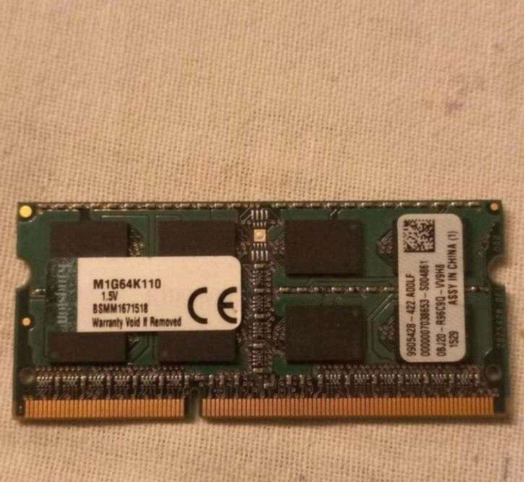 Kingston 8GB DDR3 1600MHz SODIMM laptop geheugen, Computers en Software, RAM geheugen, 8 GB, DDR3, Ophalen of Verzenden, Zo goed als nieuw