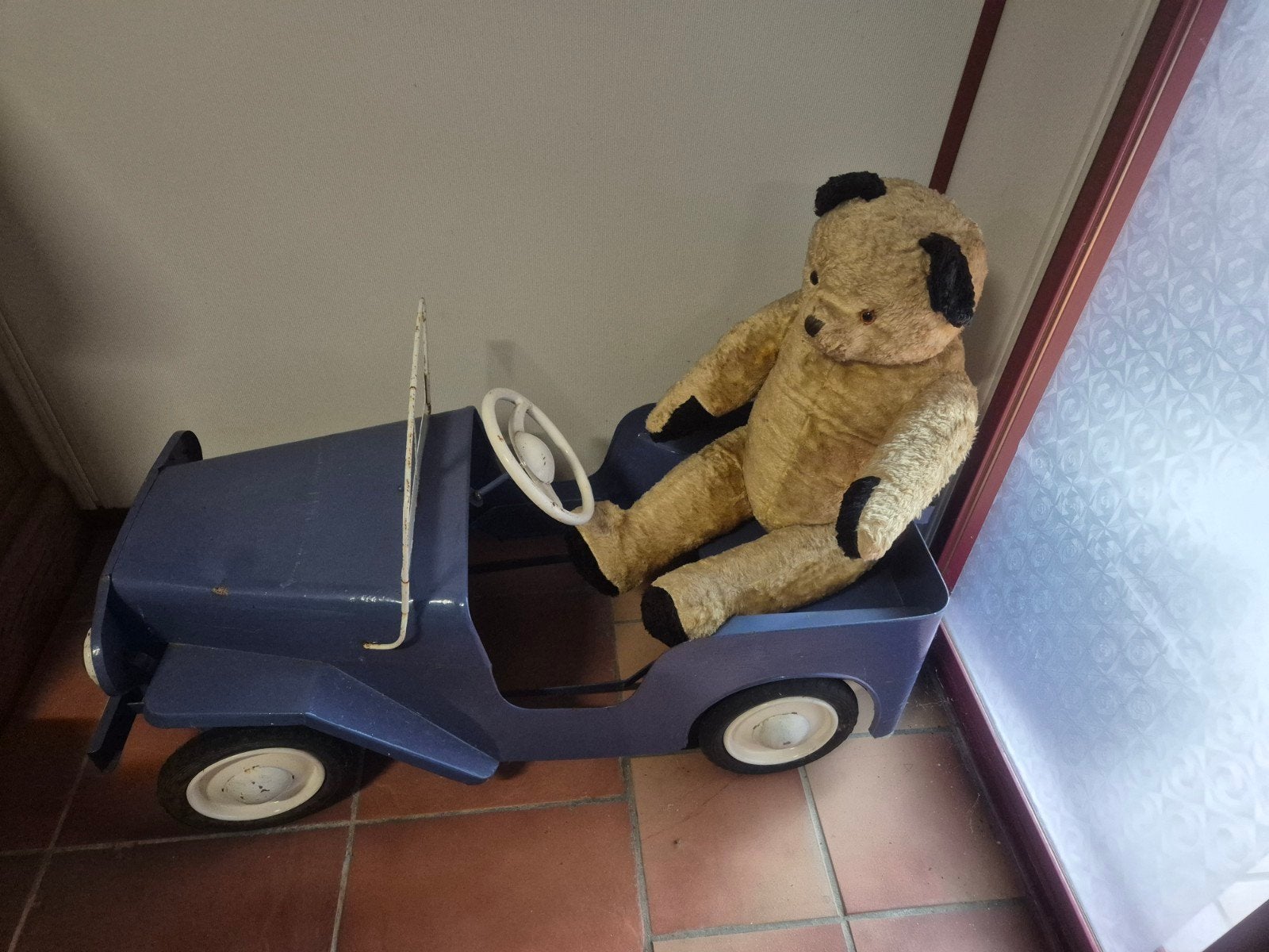 oude jaren 60 loopauto, Ophalen