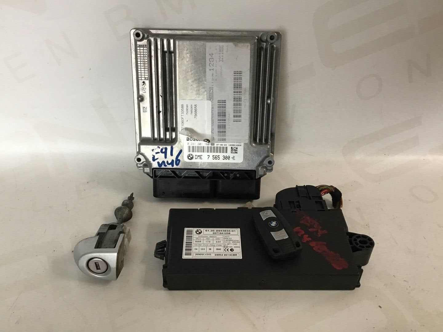 Computer motormanagement set BMW E91 N46B20B 7565300, Gebruikt, -, -, Ophalen of Verzenden