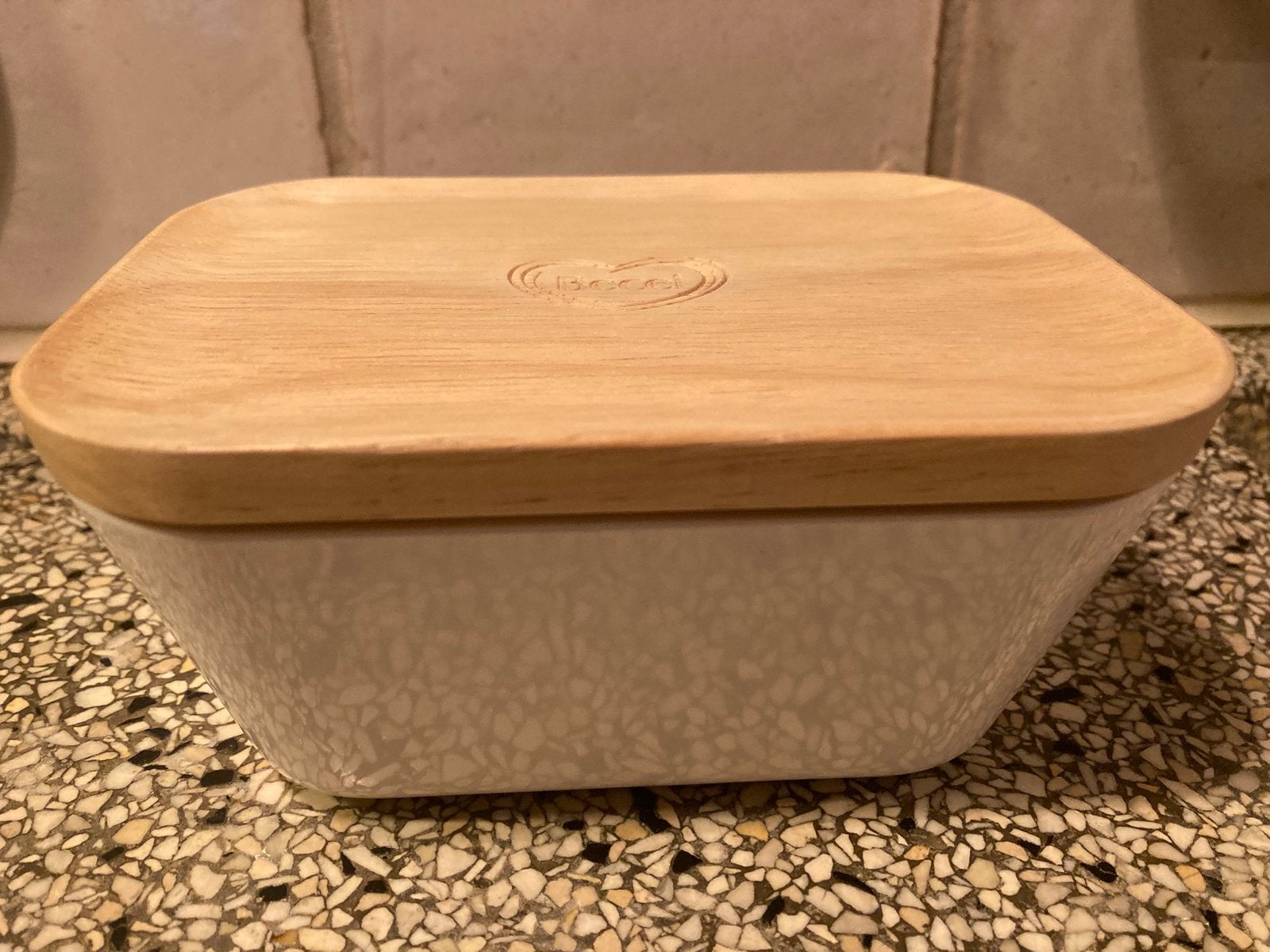 1 Becel Botervloot Zgan. Melamine, Ophalen