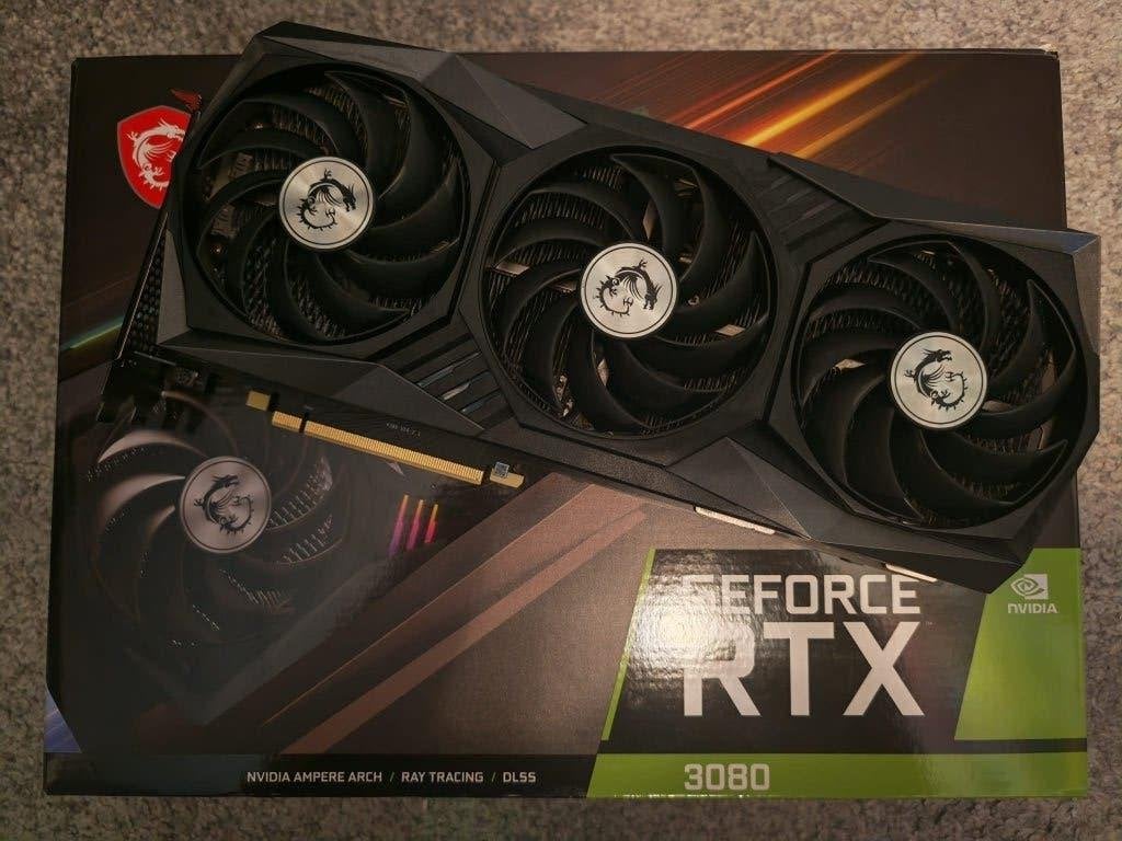 MSI GeForce RTX 3080 Gaming X Trio 10G, Gebruikt, GDDR6, PCI-Express 4, Ophalen of Verzenden
