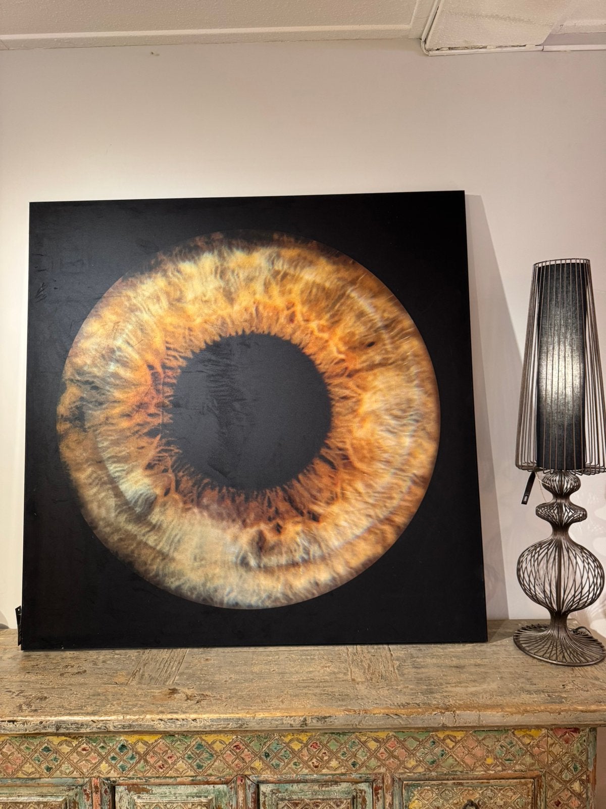 Schilderij oog, Antiek en Kunst, Ophalen