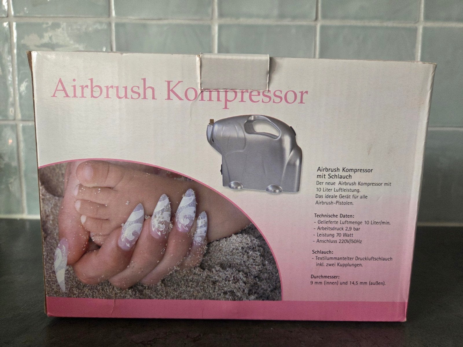 airbrush compressor inclusief verf, Ophalen