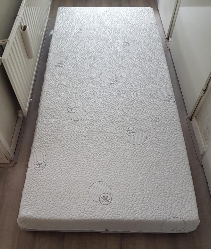 traagschuim matras 90x200 14cm hoog merk deron medical, Ophalen, 90 cm, Eenpersoons, Zo goed als nieuw
