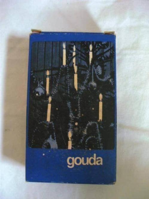 Doosje met oude kerstboomkaarsjes, Gouda, Ophalen of Verzenden