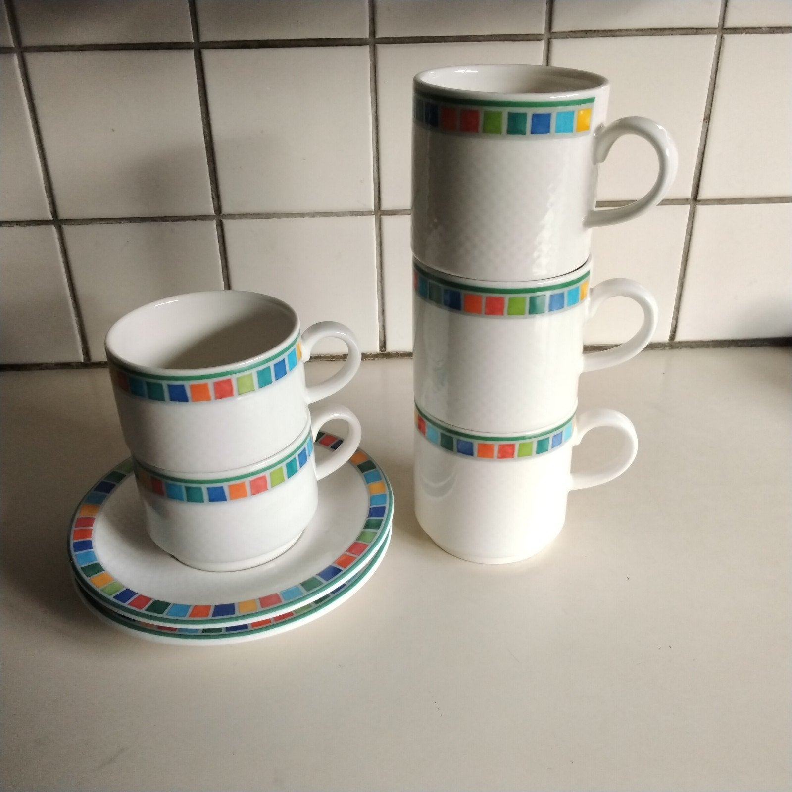 Villeroy en boch  easy mokken en kop en schotels, Ophalen of Verzenden, Zo goed als nieuw, Overige stijlen, Kop(pen) en/of Schotel(s)