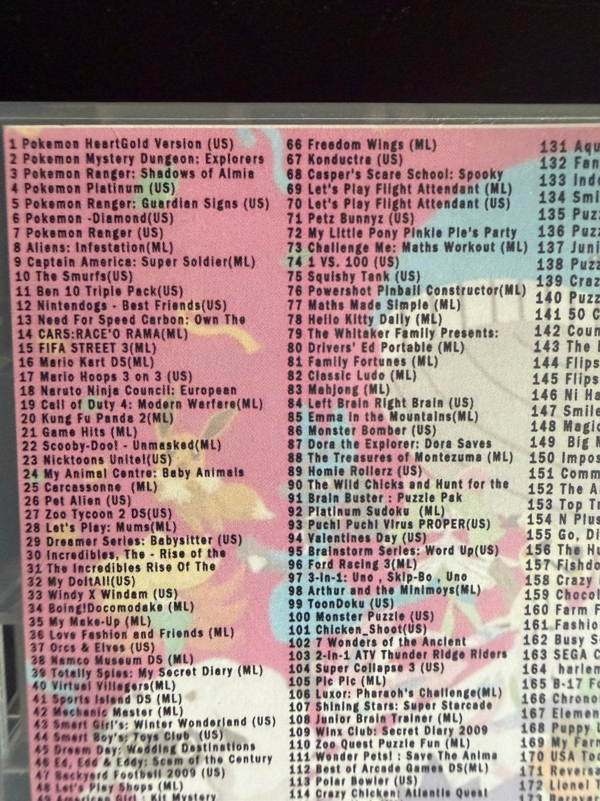 308 in 1 Nintendo DS Spel: Pokémon & Mario Kart (Nieuw!), Spelcomputers en Games, Games | Nintendo DS, Nintendo, Nintendo, Nintendo