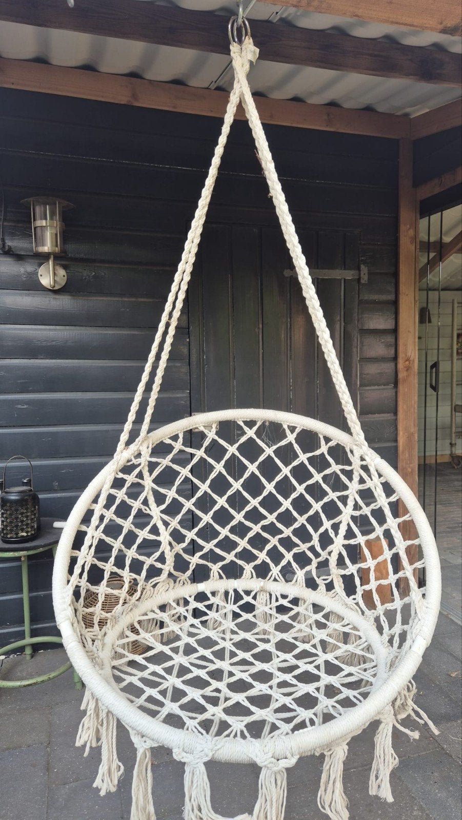 hangstoel, Ophalen