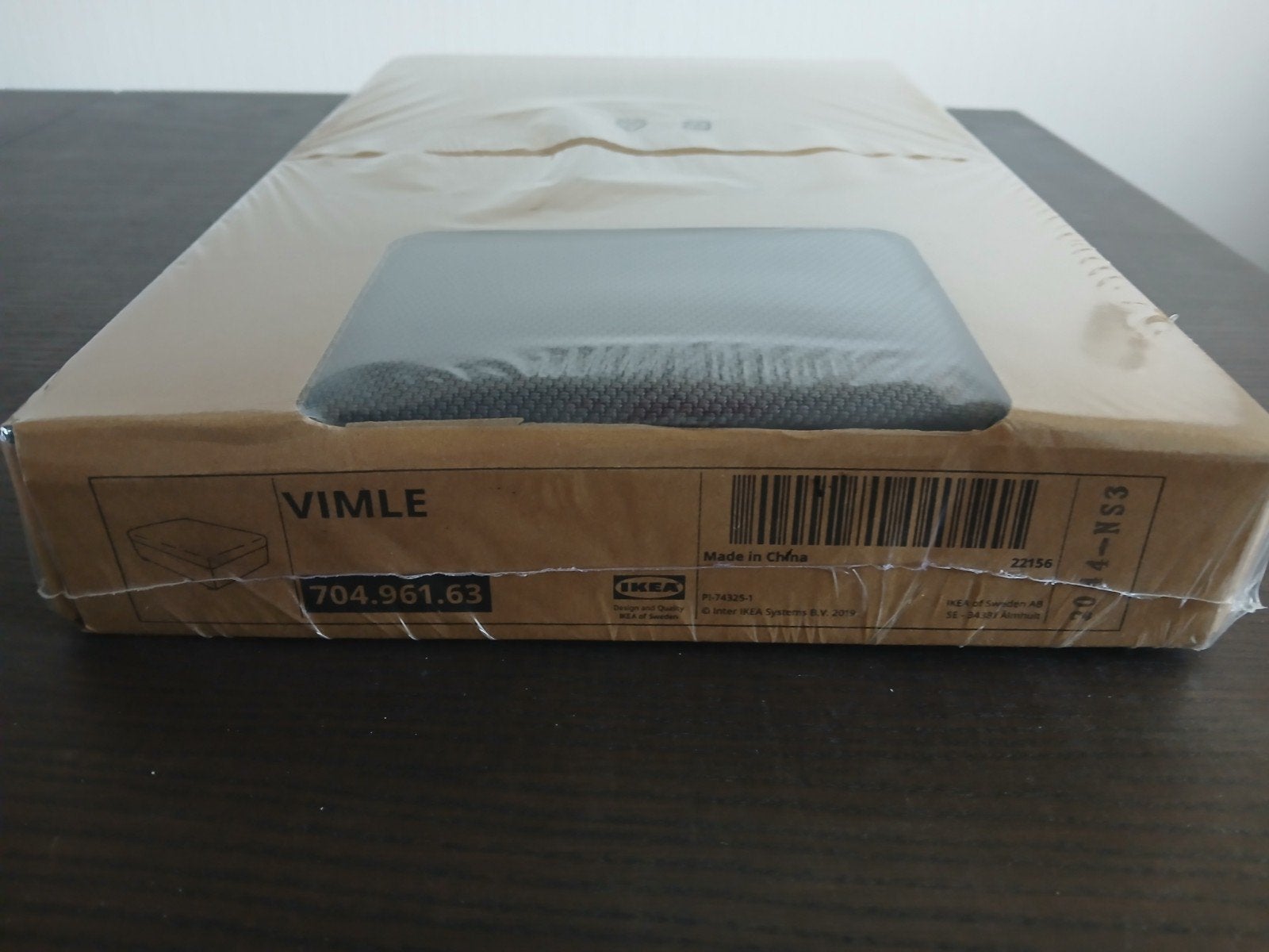 Ikea VIMLE Hoes voor voetenbank met opberger, Hallarp grijs., Ophalen of Verzenden, Kussen, Grijs, Nieuw