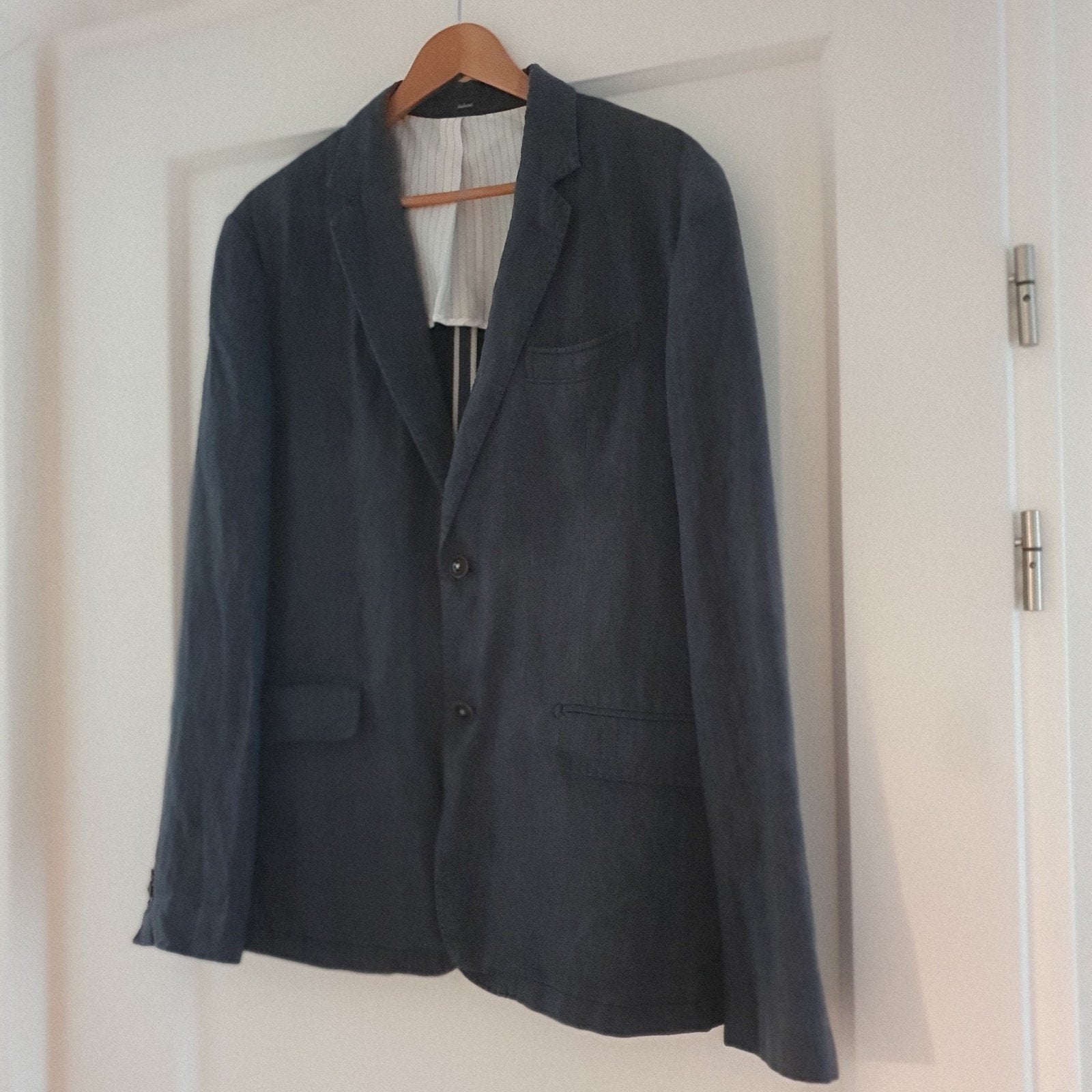 Mexx Linnen Blazer voor Heren - Slank lang Model, Mexx, Blauw, Overige maten, Ophalen of Verzenden
