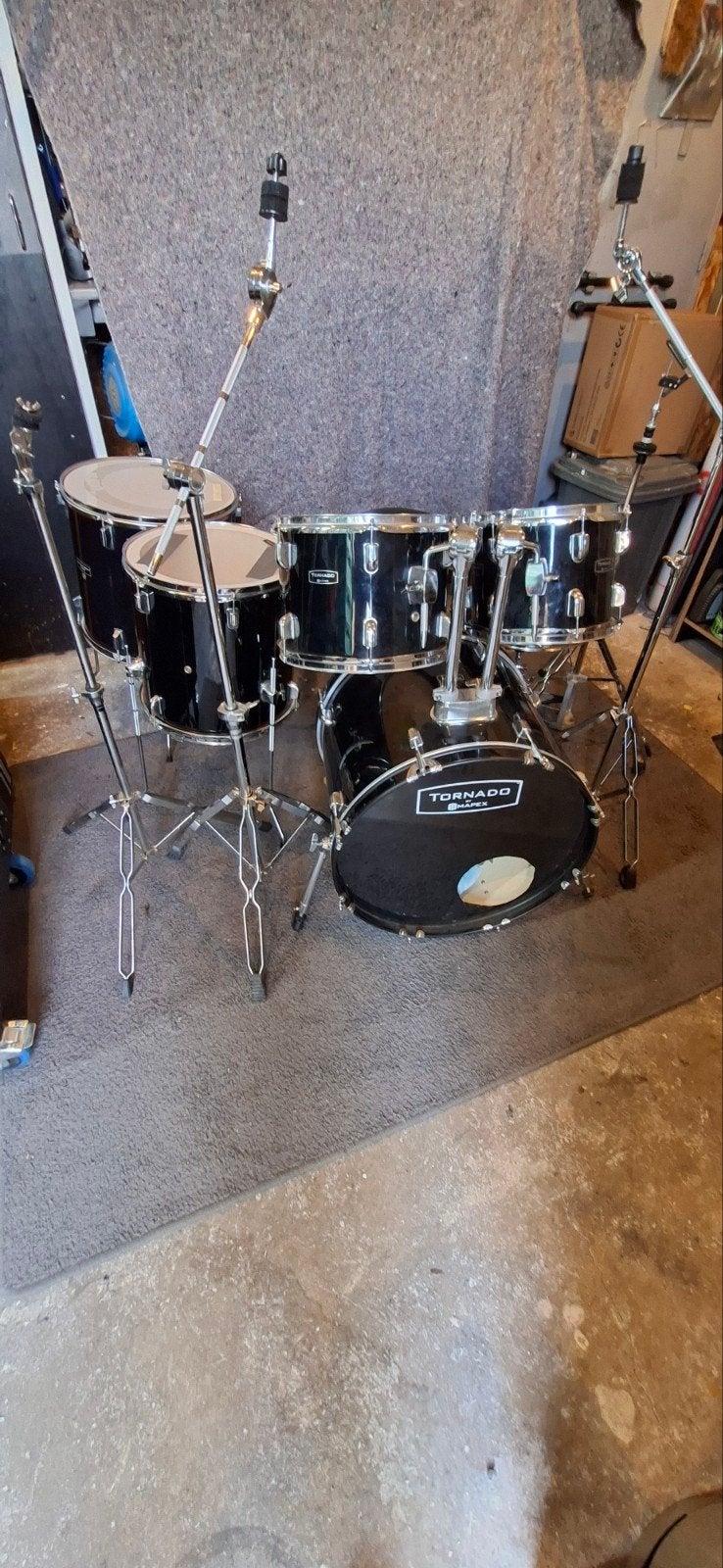 Tornado by Mapex drumstel - Compleet en in goede staat, Ophalen, Gebruikt, Overige merken