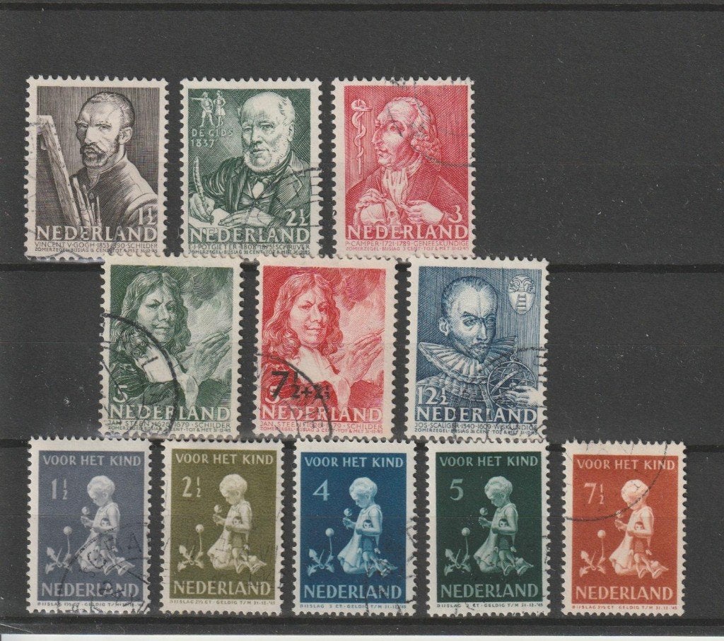 Nederland - jaargang 1940 gestempeld, compleet., Ophalen of Verzenden, T/m 1940, Gestempeld