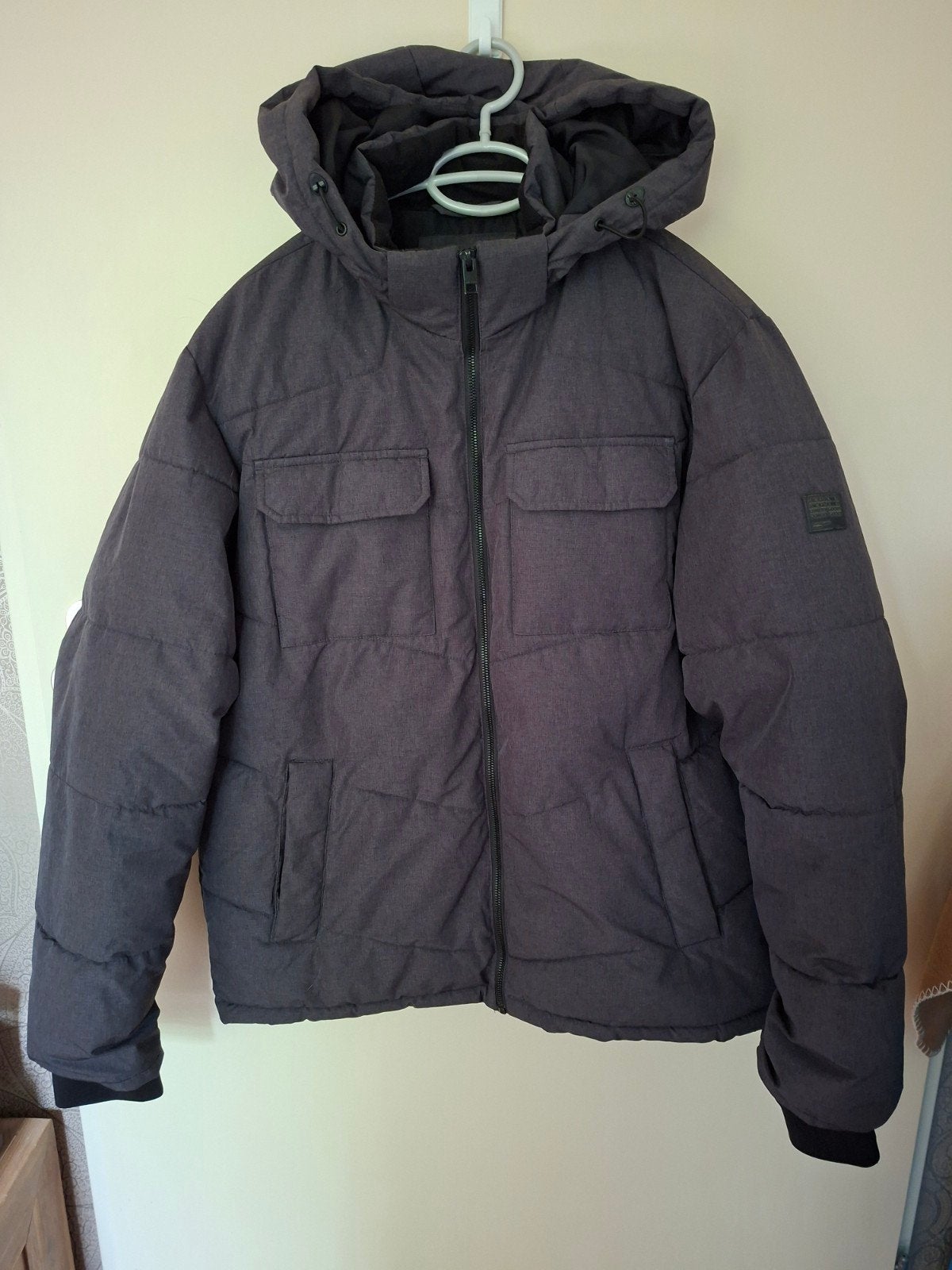 Nette Jack & Jones winterjas maat L, Kleding | Heren, Jassen | Winter, Maat 52/54 (L), Ophalen of Verzenden, Zo goed als nieuw