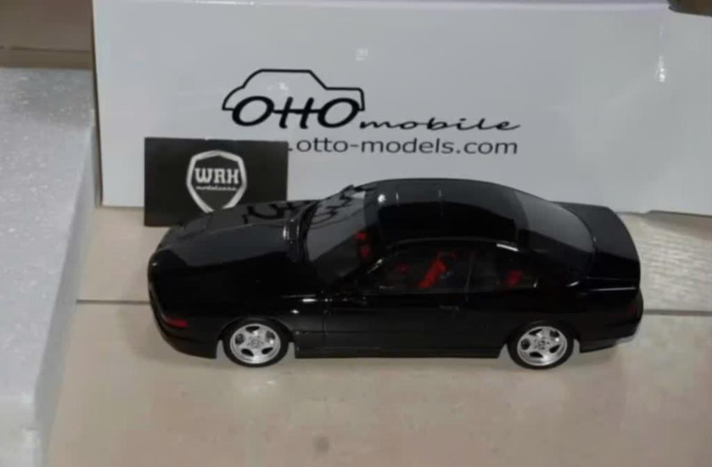 1:18 BMW 8 SERIE 850 CSI black Otto mobile OT904 in box WRH, Hobby en Vrije tijd, Modelauto's | 1:18, Verzenden, Zo goed als nieuw