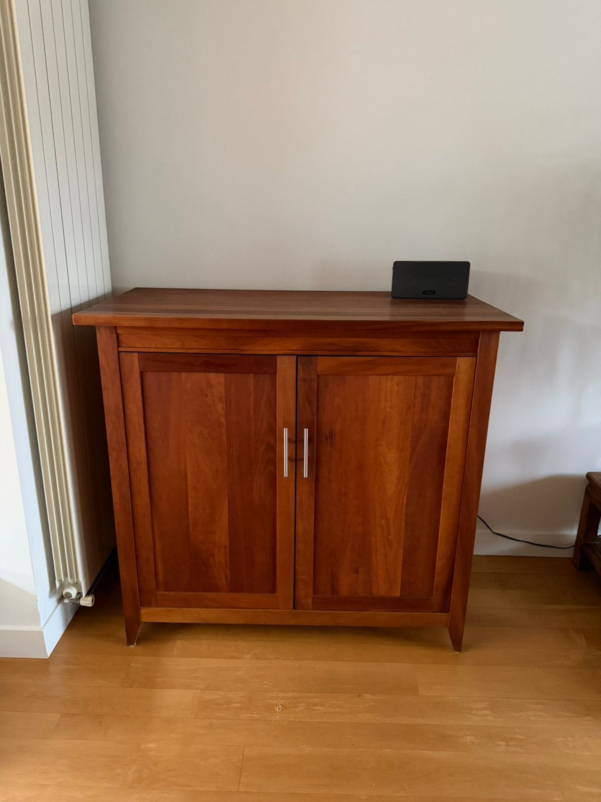 Kersenhouten TV meubel of kast 130 x 65 x 120 hoog, Ophalen of Verzenden, Zo goed als nieuw, 25 tot 50 cm, 100 tot 150 cm