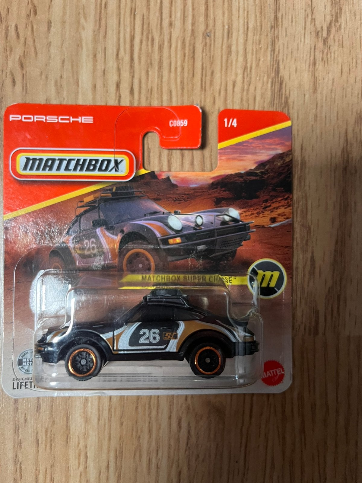 Matchboxes porsche 911 rally super chase, Verzenden, Nieuw, Auto