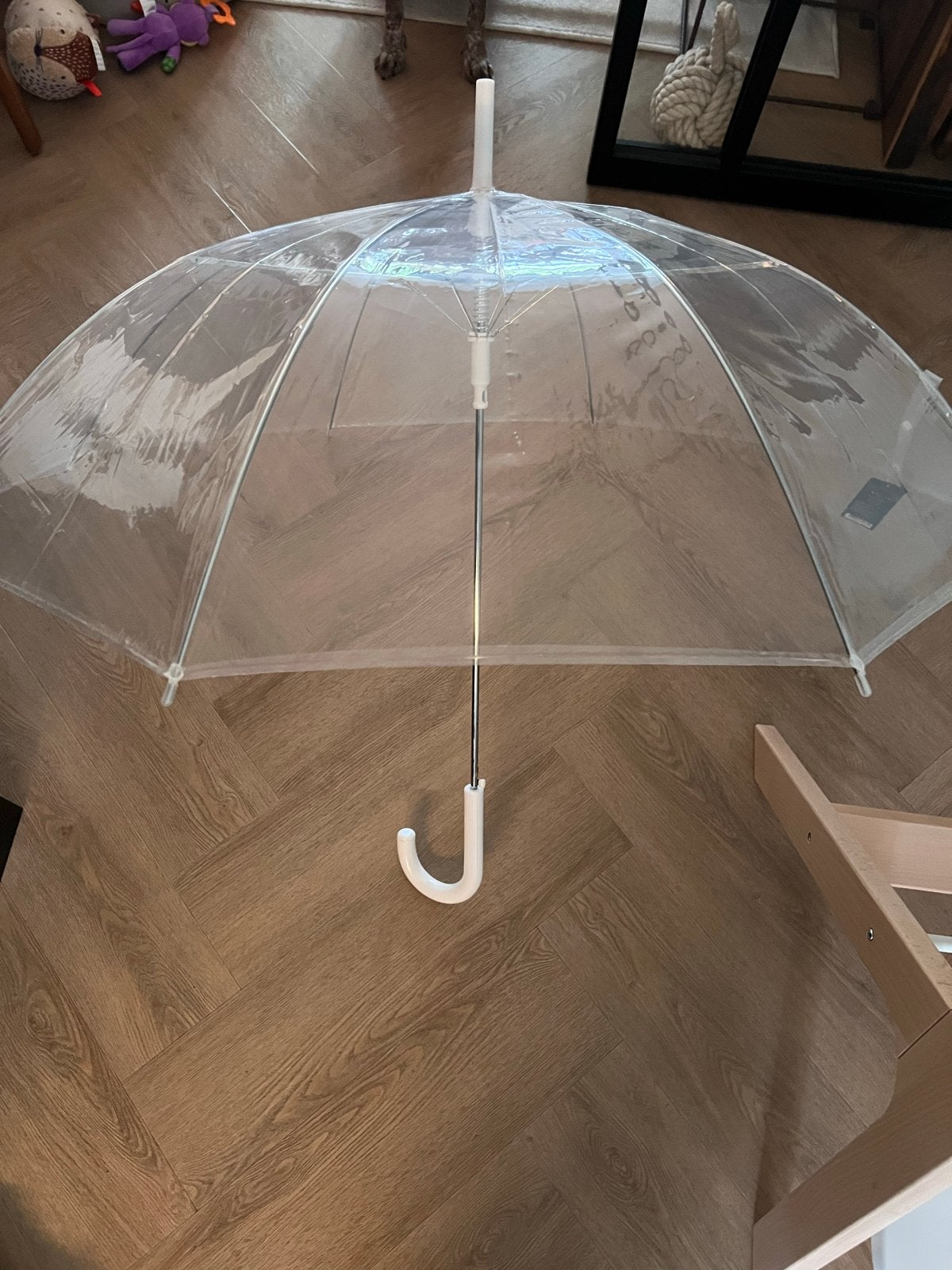 Falconetti Transparante Paraplu - Nieuw, Ophalen, Transparant, Nieuw, Wit
