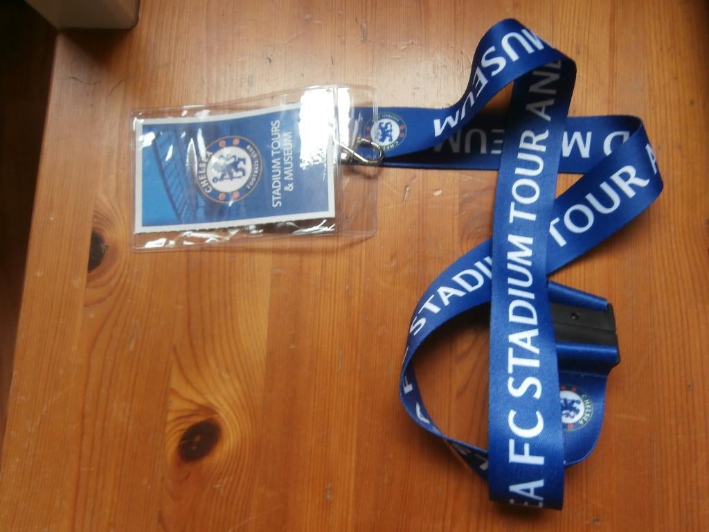 voetbal Sleutelhanger voetbalclub Chelsea FC Stadium tour, Ophalen of Verzenden, Zo goed als nieuw, Buitenlandse clubs, Overige typen